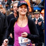 Katie Holmes running NY Marathon