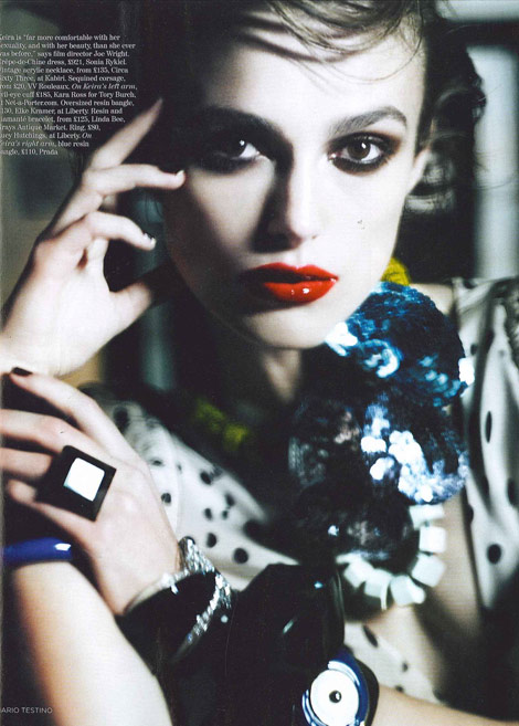 keira knightley vogue uk. Keira Knightley Vogue UK January 11