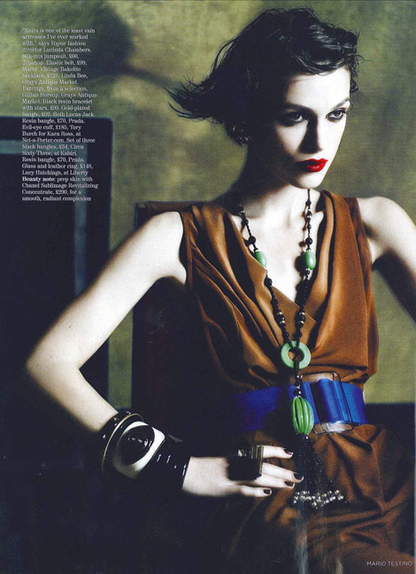 Keira Knightley Vogue UK January 2011