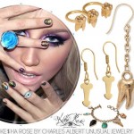 Kesha Rose unusual jewelry by Charles Albert