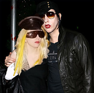 pictures of marilyn manson without. Lady Gaga Marilyn Manson