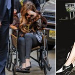 Lady Gaga parading her wheelchairs
