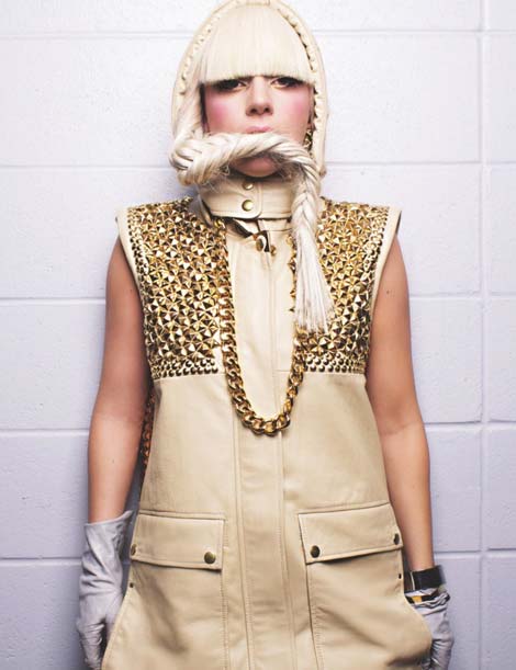 Lady Gaga Elle Magazine. Lady Gaga Parlour magazine