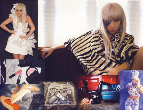 Lady GaGa Vogue Paris May 2009 1. Her aesthetics, torn between New York and 
