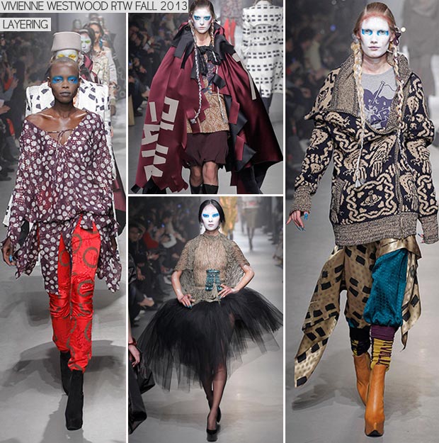 Unconventionally Layering Fall 2013 Vivienne Westwood Collection