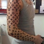 The Latest In Men Fashion The Louis Vuitton Sleeve. Tattoo Sleeve