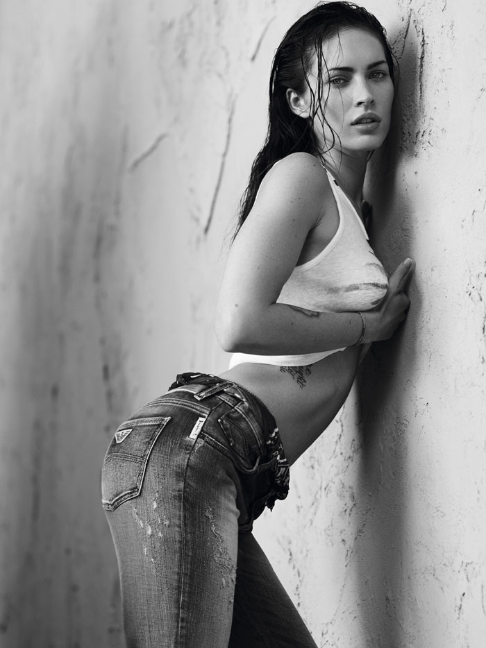 megan fox armani photos. Armani Jeans Vs. Megan Fox#39;