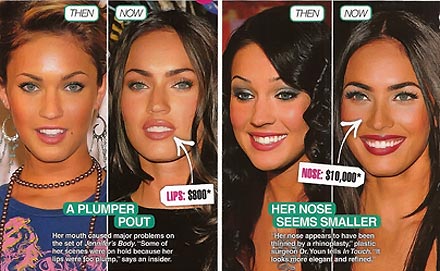 megan fox before after