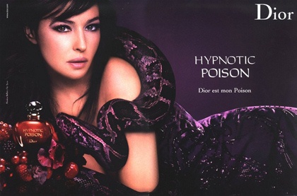 Dior Hypnotic Poison Fragrance 1998 AD Campaign VS 2008 AD Campaign