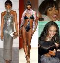 Inez and Vinoodh Spree - Yves Saint Laurent Fall-Winter 08-09 with Naomi Campbell