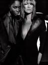 Kate Moss and Naomi Campbell Pictured Together by Mario Testino for Vogue