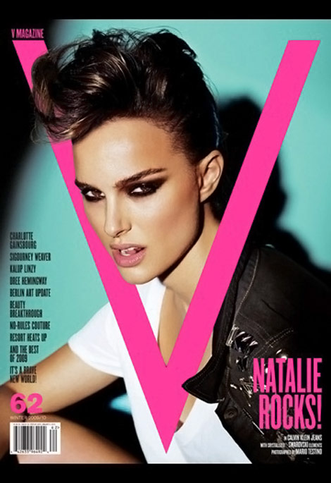 natalie portman lipstick. Natalie Portman V Magazine