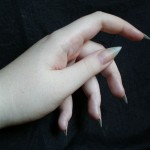 natural pointy nails goth voldemort