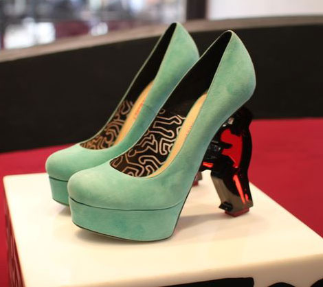 Nicholas Kirkwood Keith Haring shoes collection teal