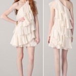 Favorite Summer Dresses: One Shoulder Tiered Dress, Halston Heritage
