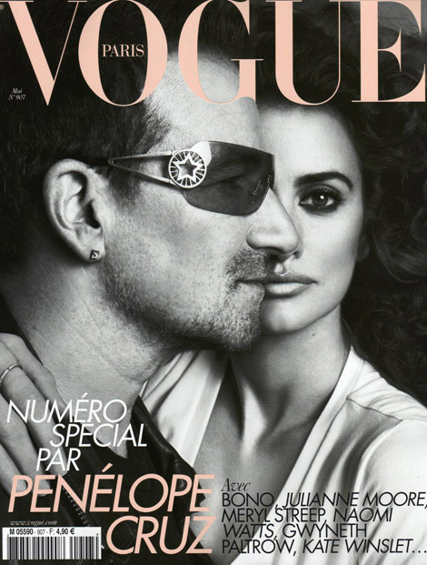 penelope cruz vogue 2010. Penelope Cruz Bono Vogue Paris May 2010 cover