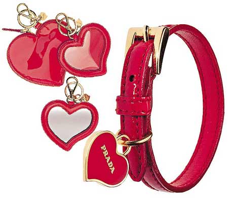 valentines day hearts. Prada Various V-Day Products