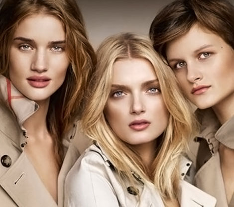 Rosie Huntington-Whiteley And Burberry Collaboration