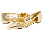 sergio rossi pointed flats