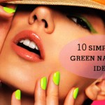 simple green nails ideas