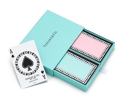 Tiffany Co Playing Cards via fwd 