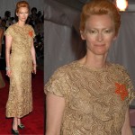 Tilda Swinton In Prada At Met Gala
