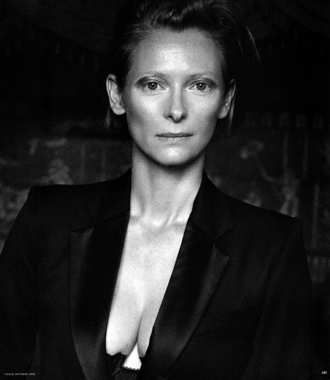 And which of Isabelle Huppert Julianne Moore or Tilda Swinton's portraits