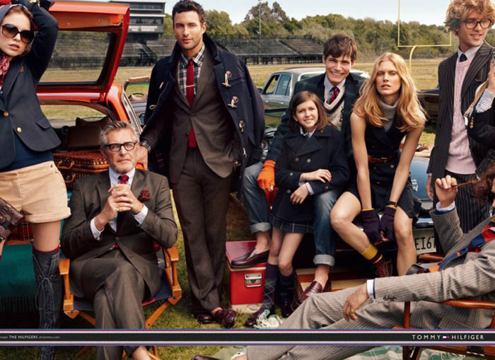 tommy hilfiger ad. Fictitious family, Hilfiger ad