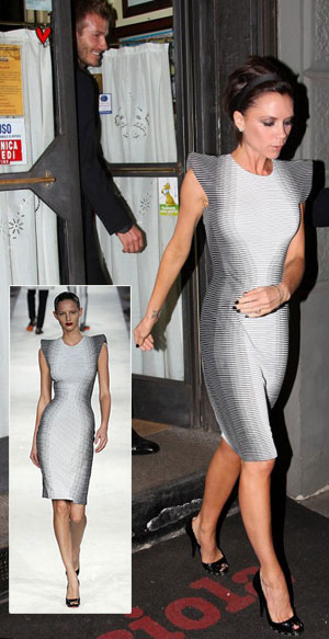 Does this Victoria Beckham Alexander McQueen hypnotic dress from 