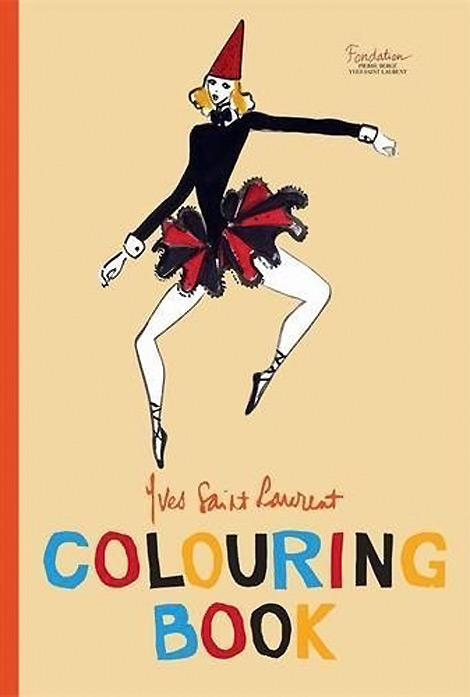 Yves Saint Laurent Colouring Book cover