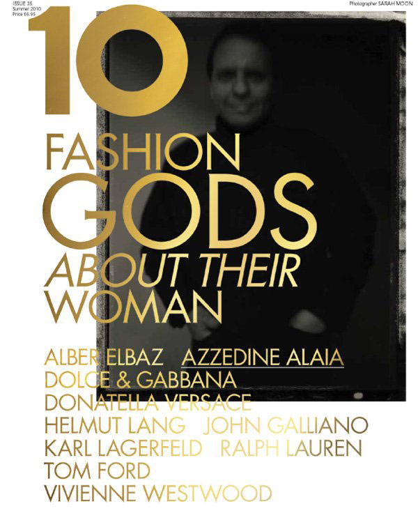 10 Magazine Azzedine Alaia cover