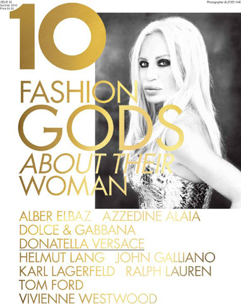 10 Magazine Donatella Versace cover