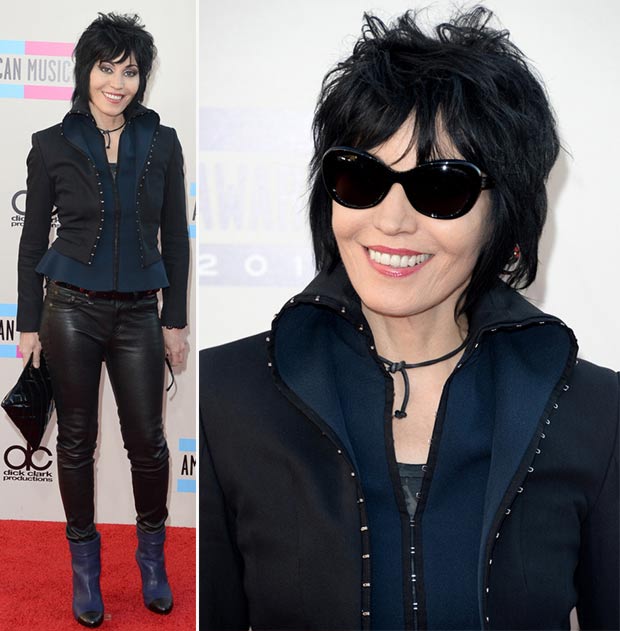 2013 AMAs Red carpet Joan Jett black outfit