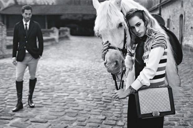 2013 Chanel Boy bags campaign Alice Dellal