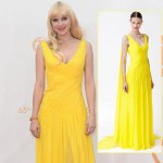 2013 Emmy Awards dresses Anna Faris yellow dress