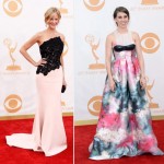 2013 Emmy Awards dresses Anna Gunn Zosia Mamet