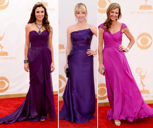 2013 Emmy Awards dresses Thea Andrews Melissa Rauch Allison Janney