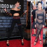 2013 MTV VMAs Red Carpet Miley Cyrus Erin Wasson