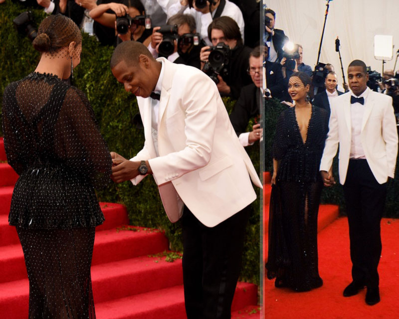 2014 Met Gala Red Carpet couples Beyonce Jay Z