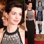 2014 Oscars fashion Anne Hathaway dress Gucci fall14
