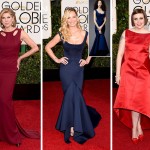 2015 Golden Globes Red Carpet Zac Posen dresses Christine Baranski Katherine Heigl Lena Dunham