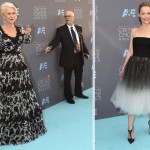 2016 critics choice awards red carpet dresses Helen Mirren Leslie Mann