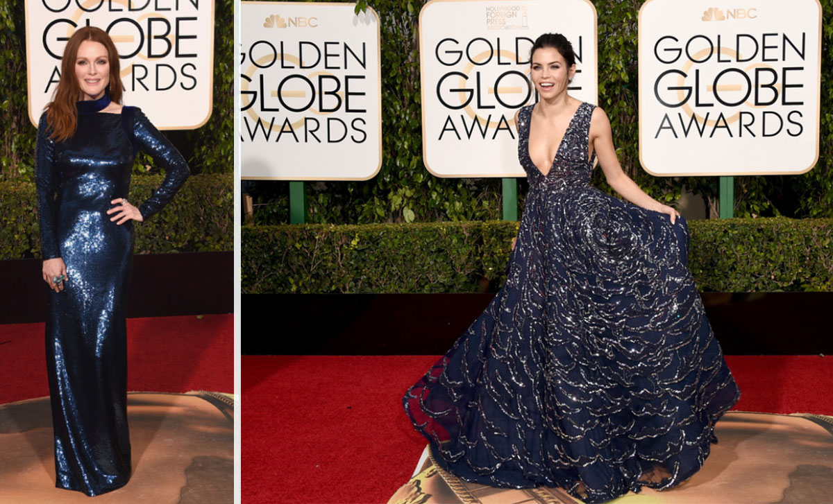2016 Golden Globes Red Carpet dresses Julianne Moore Jenna Dewan Tatum