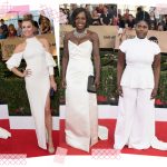 2017 sag awards fashion trends white dresses