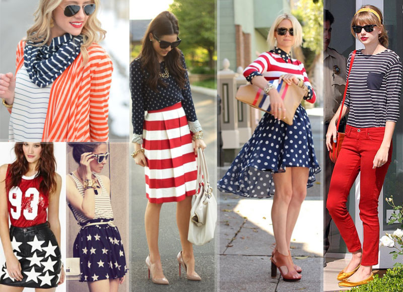 4th of July outfits wear stars and stripes