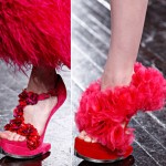 Alexander McQueen Fall 2012 shoes pink