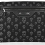 Alexander McQueen skull black laptop case