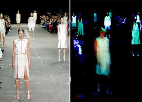 Alexander Wang Spring Summer 2013 glow in the dark clothes