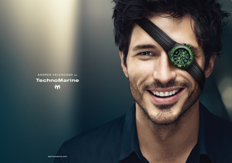 Andres  Velencoso Technomarine ad campaign
