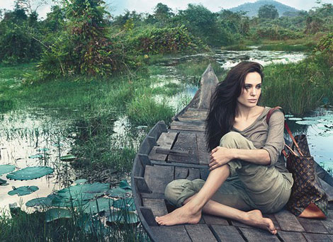 Angelina Jolie’s Louis Vuitton Core Values Ad Campaign By Annie Leibovitz